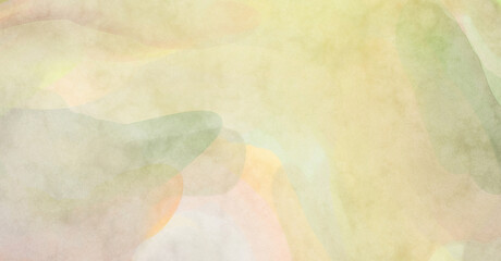Obraz premium Soft watercolor wallpaper. Artistic painting with softly brushed colors. Pastel colors dabbed background. Painted abstract wall art.
