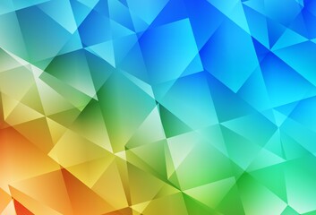 Light Blue, Yellow vector low poly texture.