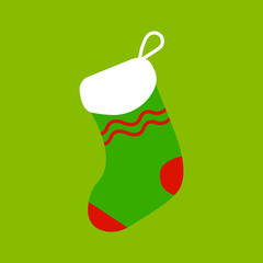 Christmas socks. Vector illustration EPS 10