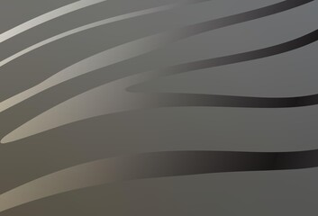 Light Gray vector background with bent lines.