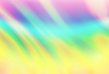 Light Multicolor, Rainbow vector background with lava shapes.