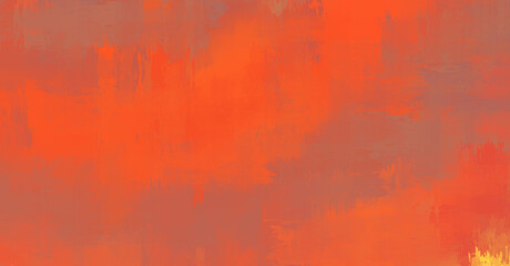 Background with crossed wild brush strokes. Colorful and vibrant illustration. Painted art. Creative abstract painting.