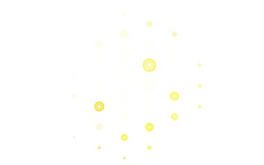 Light Red vector background with bubbles.