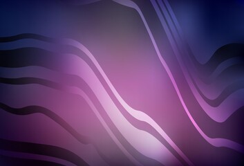 Dark Purple vector pattern with lines.