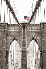 Symmetry of Brooklyn Bridge, New York