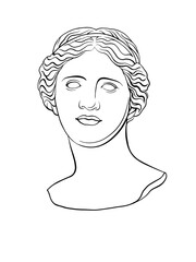 Venus de Milo's head 1