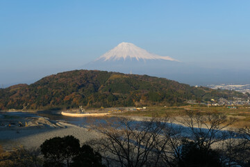 富士川からの富士山