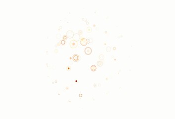 Light Brown vector template with circles.