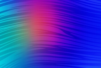 Light Blue, Red vector layout with curved lines.