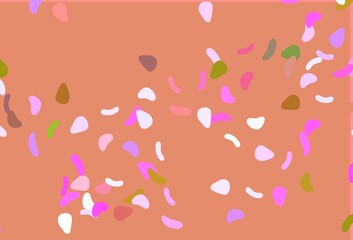 Light Multicolor, Rainbow vector pattern with chaotic shapes.