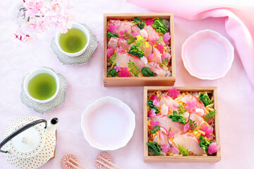 鯛ちらしのお弁当