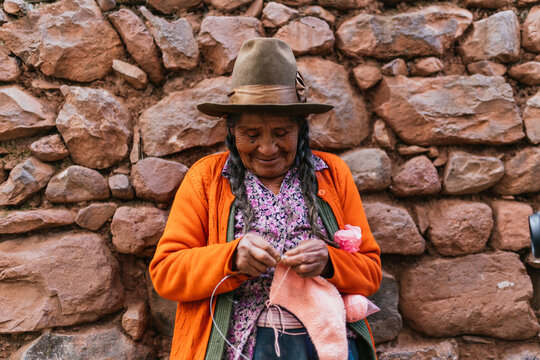Indigenous old lady