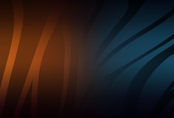 Dark Blue, Yellow vector colorful blur backdrop.