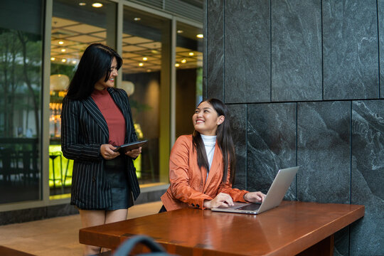 Two filipino businesswoman
