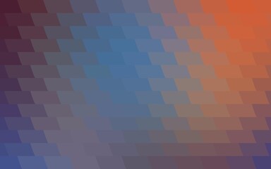 Light Blue, Red vector blurry rectangular background. Geometric background in square style with gradient. The pattern can be used for brand-new background.