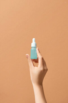 Hand Hold Cosmetic Skincare Dropper Bottle