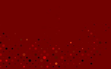 Light Red vector layout with circle shapes.