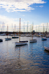 Mooring boats on berth