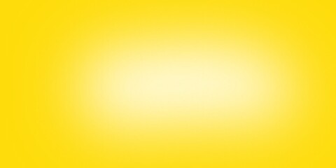 Bright Yellow Gradient Background. Abstract Texture Backdrop. Flare.