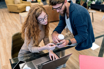 Portrait of Coworkers in Modern Office