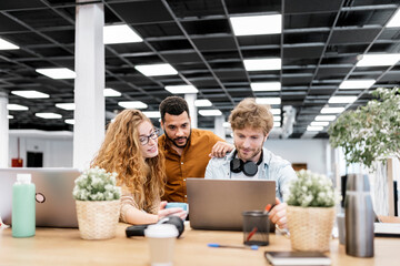 Portrait of Coworkers in Modern Office