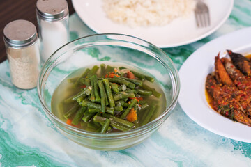 Healthy and delicious Indonesia food for breakfast