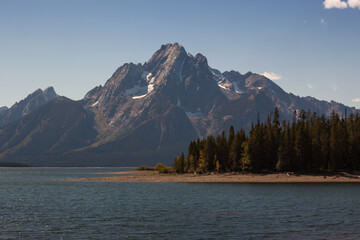 Teton Mountain with Water in the foreground