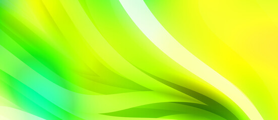 Abstract background with colorful gradient. Vibrant graphic wallpaper with stripes design. Fluid 2D illustration of modern movement.