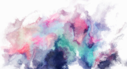 Watercolor painted background. Abstract Illustration wallpaper. Brush stroked painting. 2D Illustration.