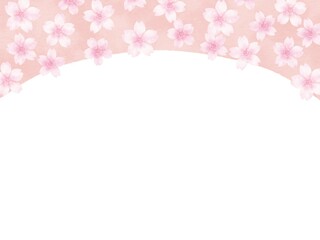 桜のアーチフレーム