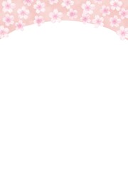 桜のアーチフレーム