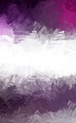 Modern art. Brushed Painted Abstract Background. Brush stroked painting. Strokes of paint. 2D Illustration.