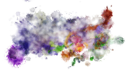 Brushed Painted Abstract Background. Brush stroked painting. Artistic vibrant and colorful wallpaper..