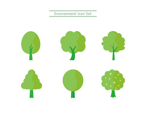 Vector illustration set of environment.  Ecology.  icon.