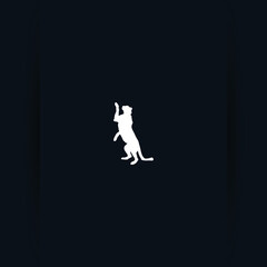 Fototapeta na wymiar cheetah logo icon design with simple style