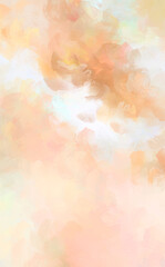 Artistic abstract background. Texture painted wallpaper. Creative illustration with strokes of paint. Brush pattern painting.