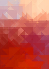Overlapping design with triangles background. Abstract geometric wallpaper. Geometrical colorful triangular shapes.