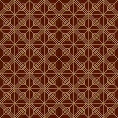 An Asian Seamless Window Frame Pattern Design