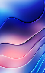 Abstract pattern glossy color background. Vibrant colorful wavy texture wall. Creative and beautiful wallpaper.