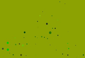 Light Blue, Yellow vector cover with spots.