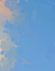 Brushed Painted Abstract Background. Brush stroked painting. Strokes of paint. 2D Illustration.