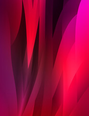 Abstract background with colorful gradient. Vibrant graphic wallpaper with stripes design. Fluid 2D illustration of modern movement.