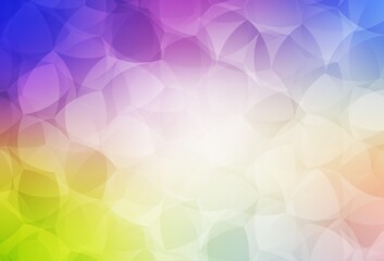 Light Multicolor vector polygon abstract backdrop.