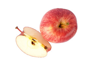 apple fruit red isoated white backgroud