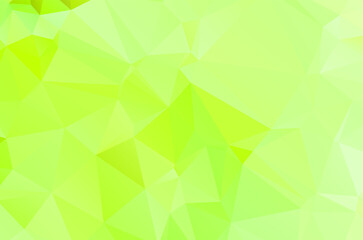 Fototapeta na wymiar Green vivid abstract geometric background, vector from polygons triangle, mosaic