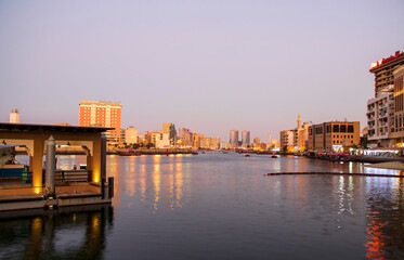 Fototapeta premium Old part of Dubai city. UAE. Outdoors