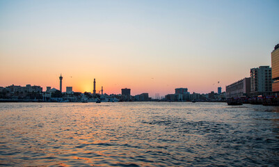 Old part of Dubai city. UAE. Outdoors