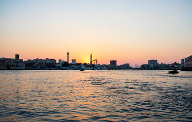 Old part of Dubai city. UAE. Outdoors