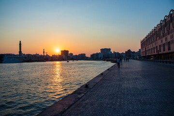 Fototapeta premium Old part of Dubai city. UAE. Outdoors