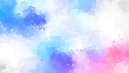 Creative abstract painting. Background with artistic brush strokes. Colorful and vibrant illustration. Painted art.